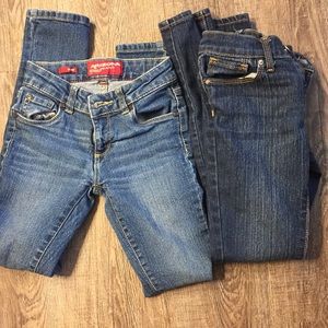 10 slim girls jeans Arizona & old navy
